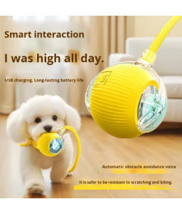 Automatic Cat Walking Ball Toy USB Rechargeable | Smart Interactive Pet Toy for Cats & Puppies