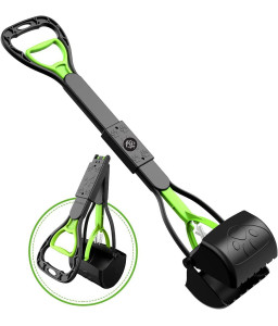 The Pets Company Folding Dog Poop Scooper, Pet Waste Potty Picker, Large, 24 Inches, Color May Vary